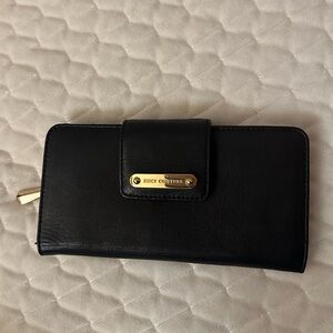 Juicy Couture Black Bi-Fold Wallet